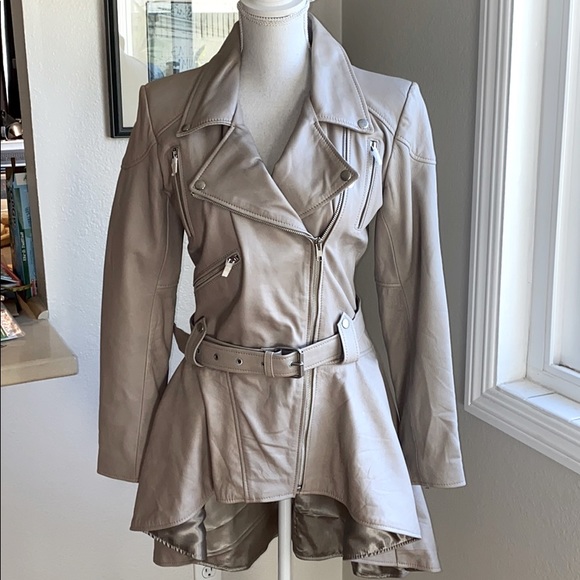 Madonna & Co. Jackets & Blazers - MADONNA & CO. STATEMENT LEATHER MOTO JACKET - NWT!